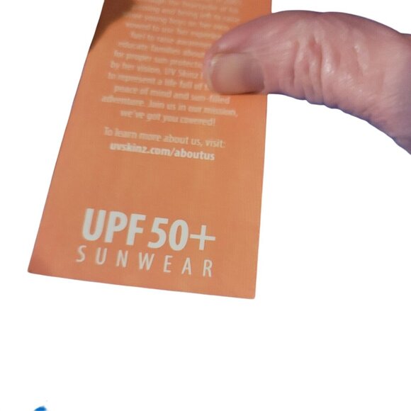 UV Skins SPF 50+ Sunwear Button-Up Shirt M Blue Lightweight & Roll-Up Sleeves - Picture 10 of 12